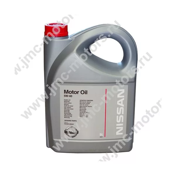 Масло моторное Nissan (Ниссан) 5W40, 5 л., оригинал, KE90090042