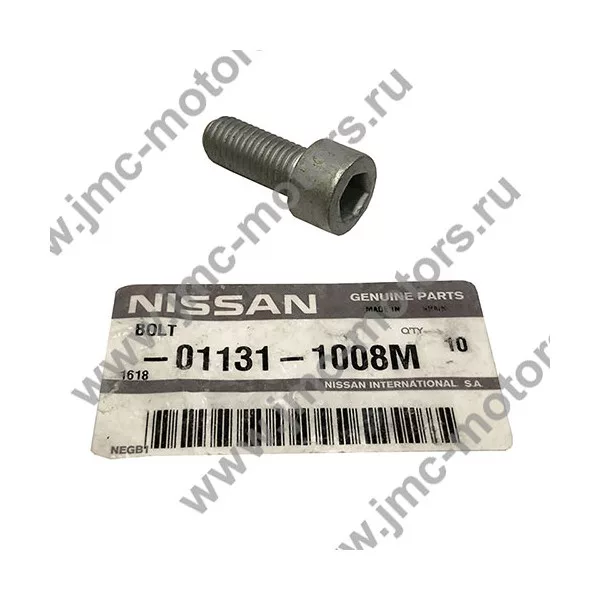 Болт крепления заднего тормозного диска Nissan Cabstar F24, оригинал, M10X1.5X25, 011311008M