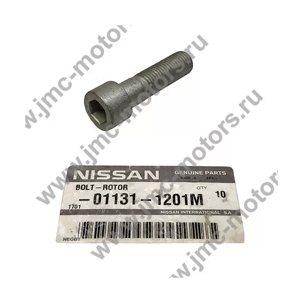 Болт крепления переднего тормозного диска Nissan Cabstar F24, оригинал, M12X1.5X45, 011311201M