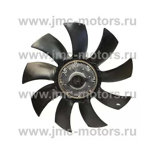 Вентилятор радиатора с вискомуфтой в сборе FOTON 1051, 1061 дв. CUMMINS ISF 3.8, 1105110000005