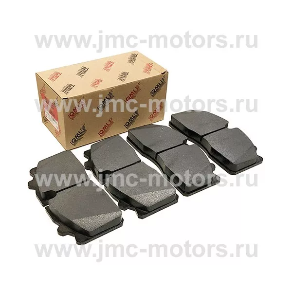 Колодки тормозные BAW 1044, BAW 1065 - передние (комплект 4 шт), QML, YF3501AD04040