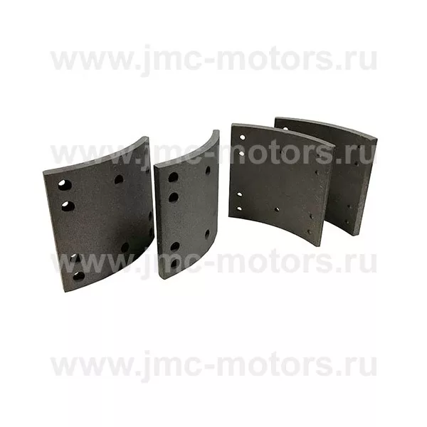 Накладки тормозной колодки задней JAC (ДЖАК) N120, R22.5, комплект 4 шт., оригинал, BN04000050MCPSZ